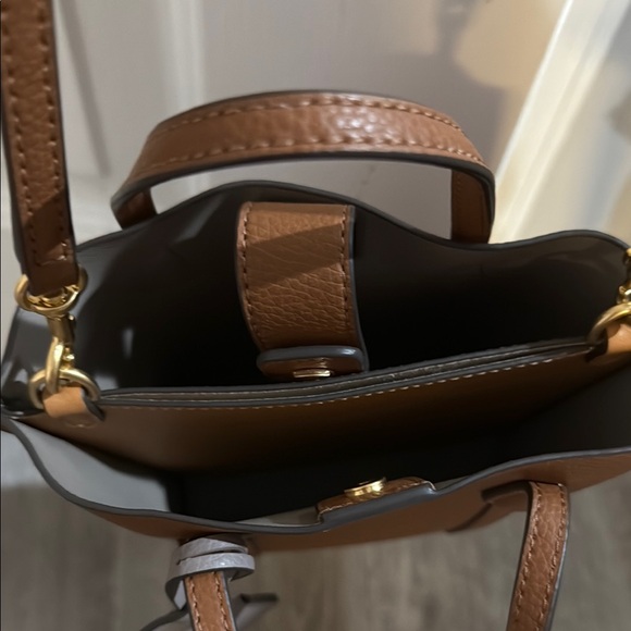 Tory Burch Brown and Gray Mini Bag with Structured Design - Picture 3 of 4